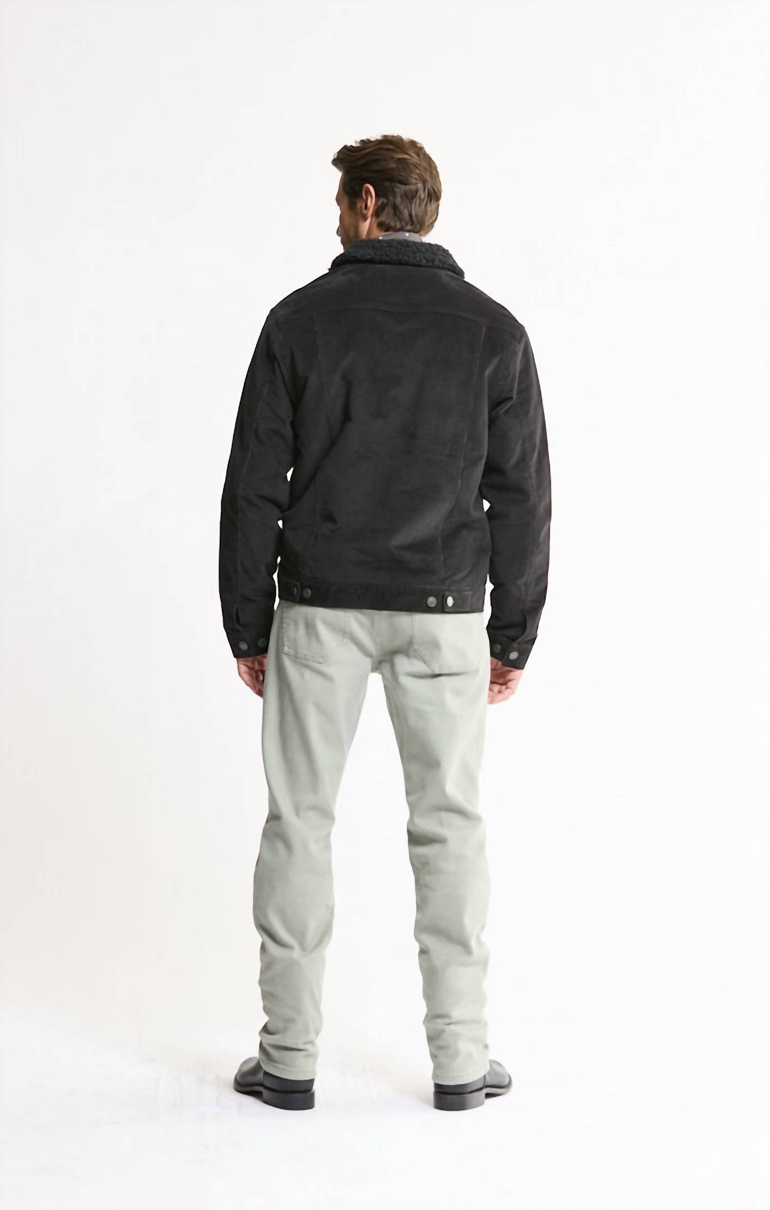 Jachs New York - Corduroy Sherpa Lined Trucker Jacket