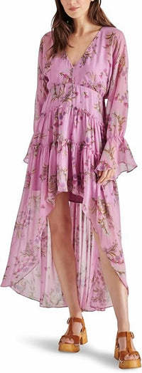 STEVE MADDEN Sol Midi Dress in purple - women's dress