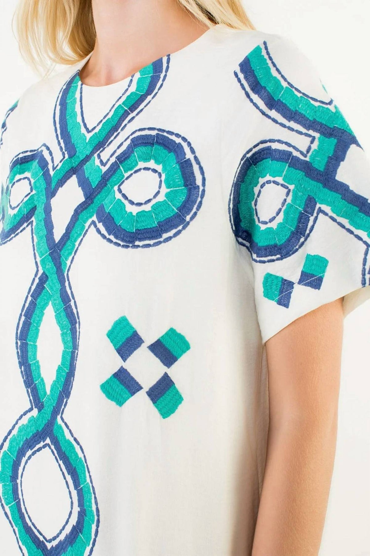Thml - Embroidered Midi Dress