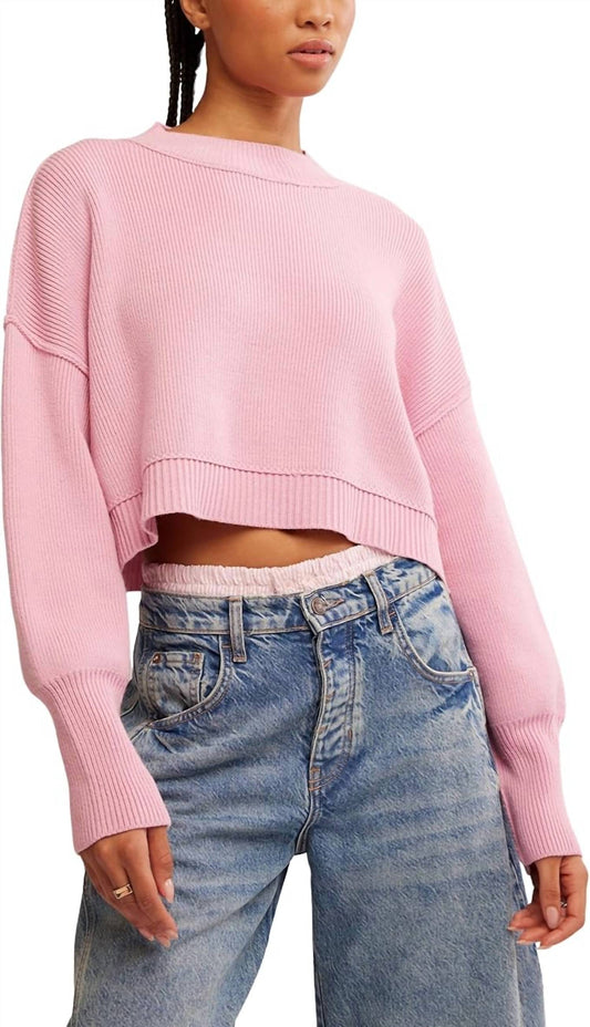 Free People - EASY STREET CROP PULLOVER