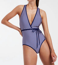 Jets - AMOUDI PLUNGE ONE PIECE SWIMSUIT