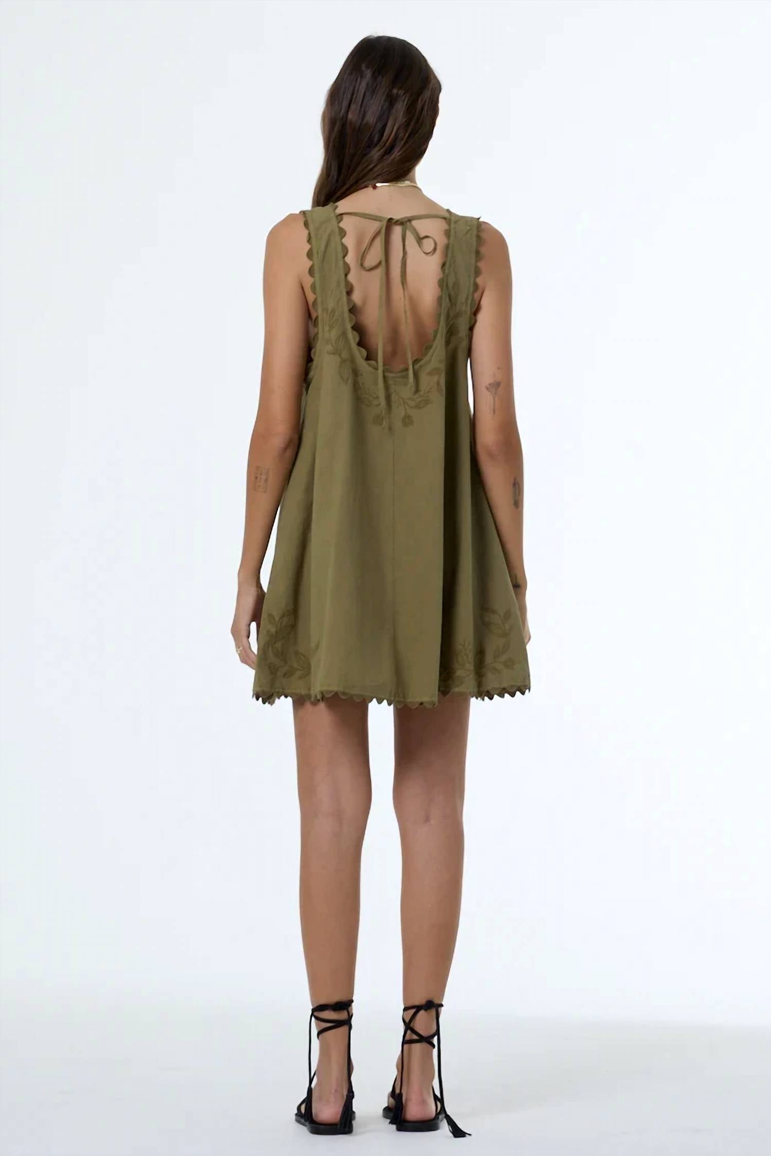 Young Fabulous & Broke - Kiona Mini Cotton Swing Mini Dress