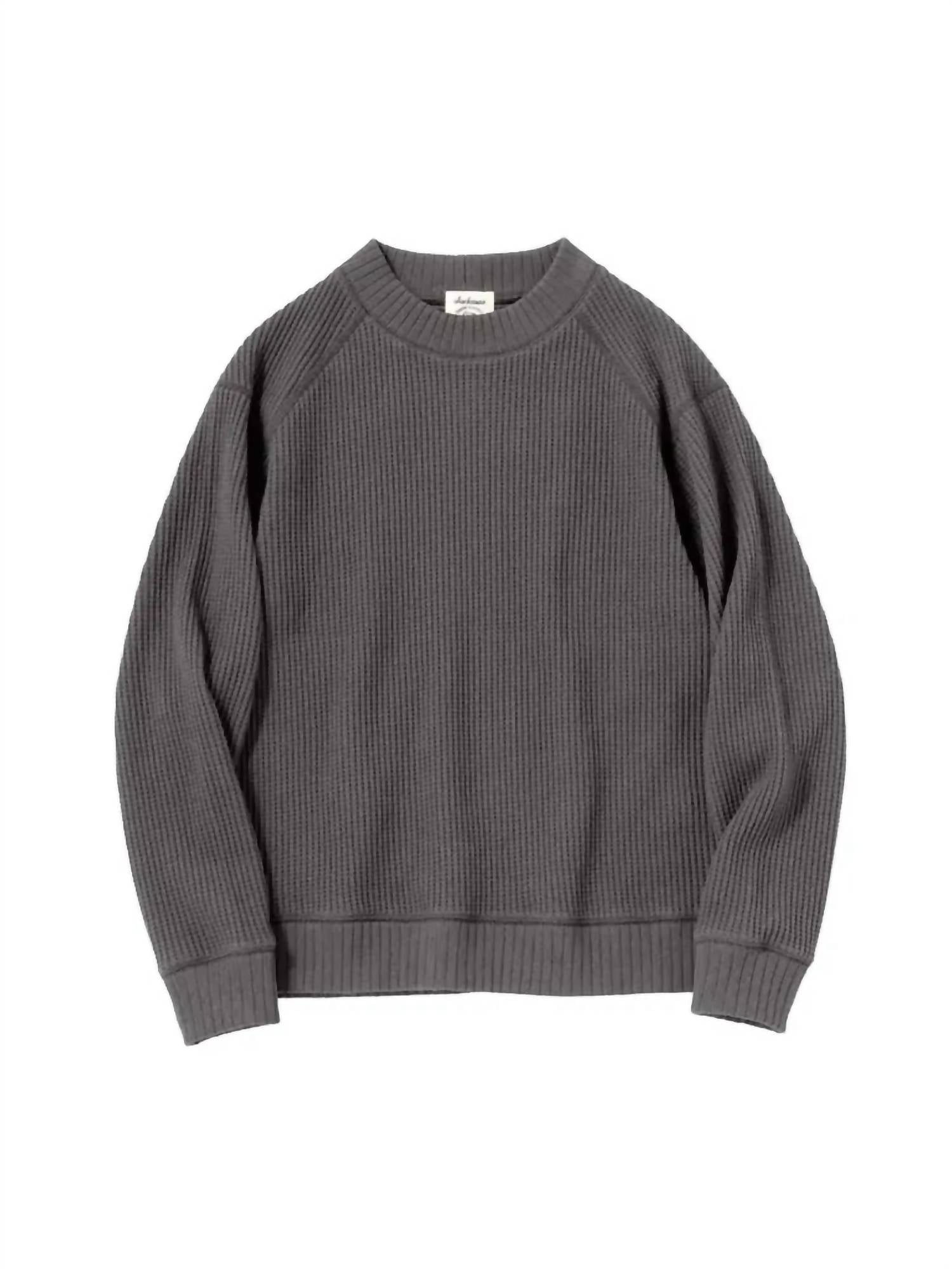 Jackman - Men's Waffle Mid-neck Sweater