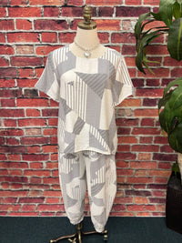Terra - Women's Modern Lines Two-piece Set