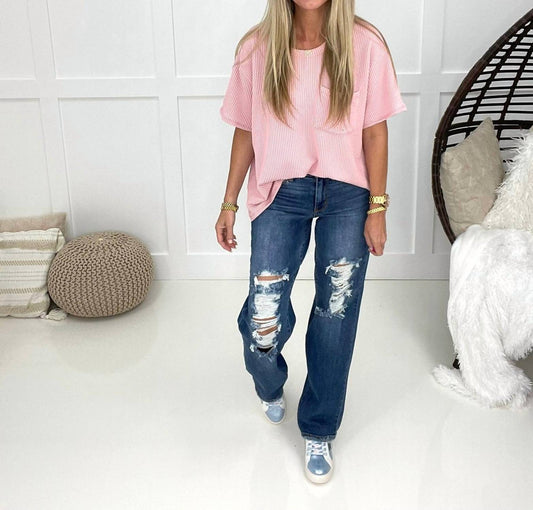 Judy Blue - Mid Rise Buttercup Dad Jeans