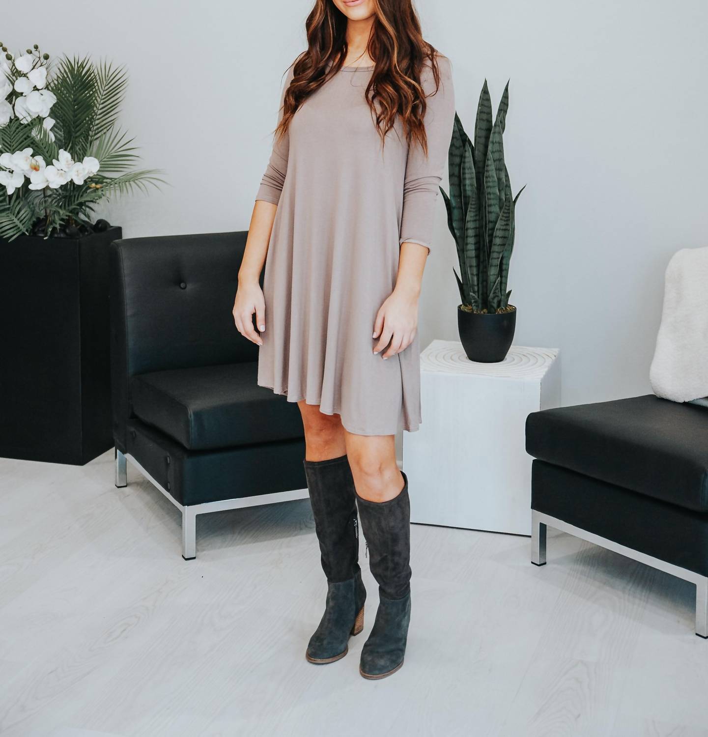 umgee D-easy Breezy Dress in coco - women's dress