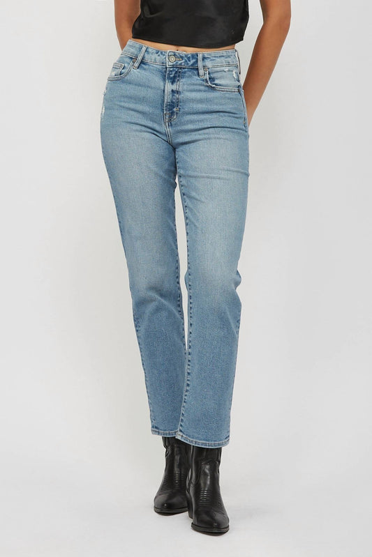 Hidden - Medium Clean Classic Stretch Straight Jean