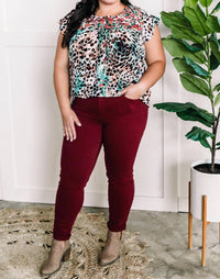 Judy Blue - Denim Cuffed Joggers Jeans