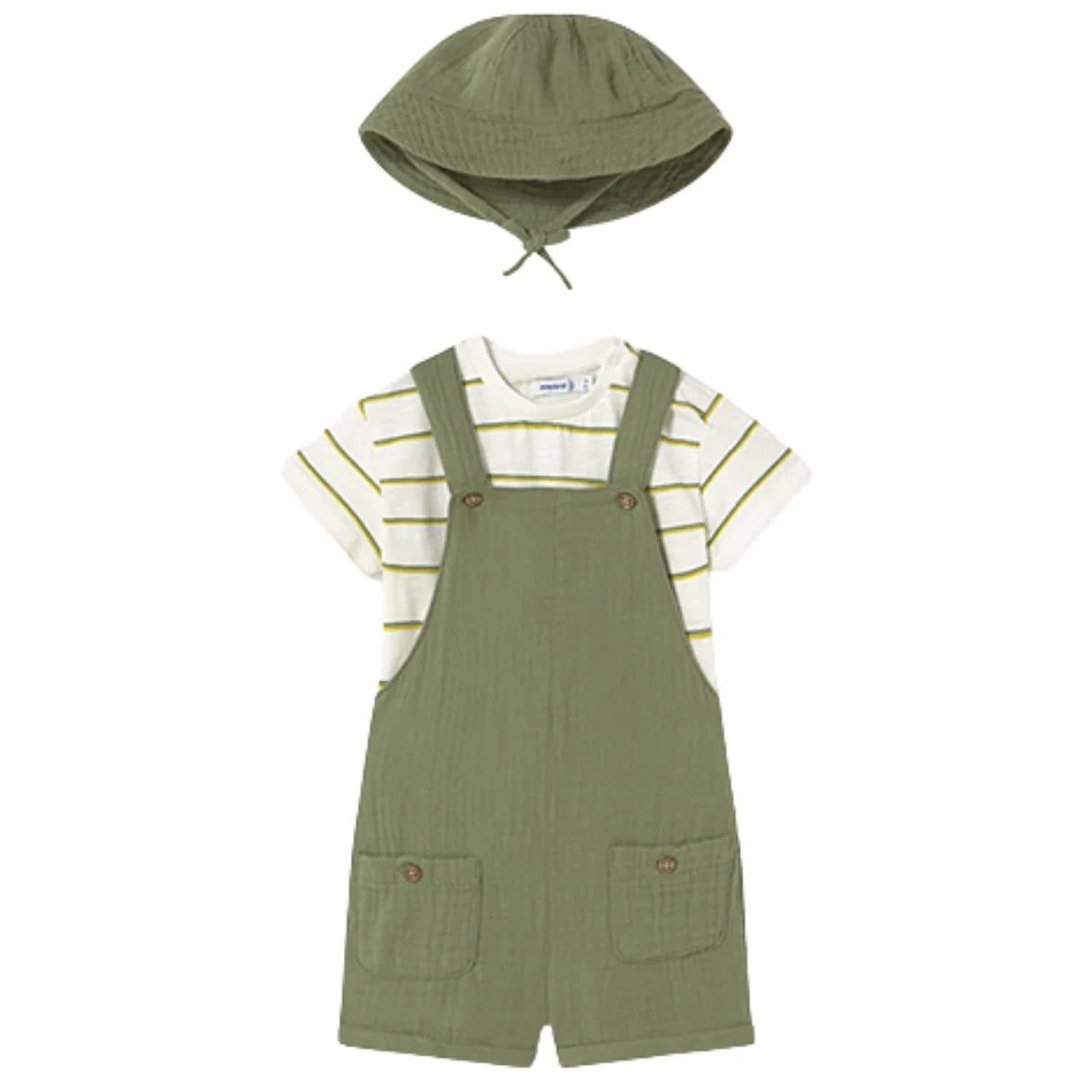 Mayoral - Boy's Dungaree 3-pc Set
