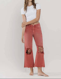 Vervet By Flying Monkey - Sadie Crop Flare Jeans
