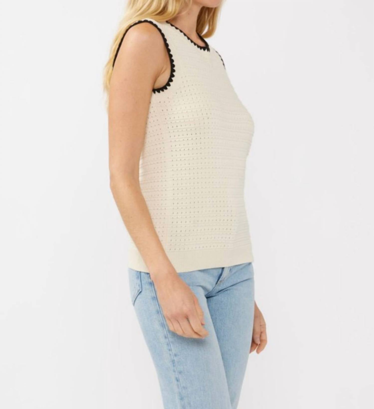 Lovestitch - JULES CHAIN LINK SWEATER TANK