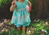 Haute Baby - Baby Girls And Toddler Dainty Dots Short Set