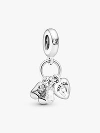 Pandora - Women's Baby Bottle And Shoes Dangle Charm