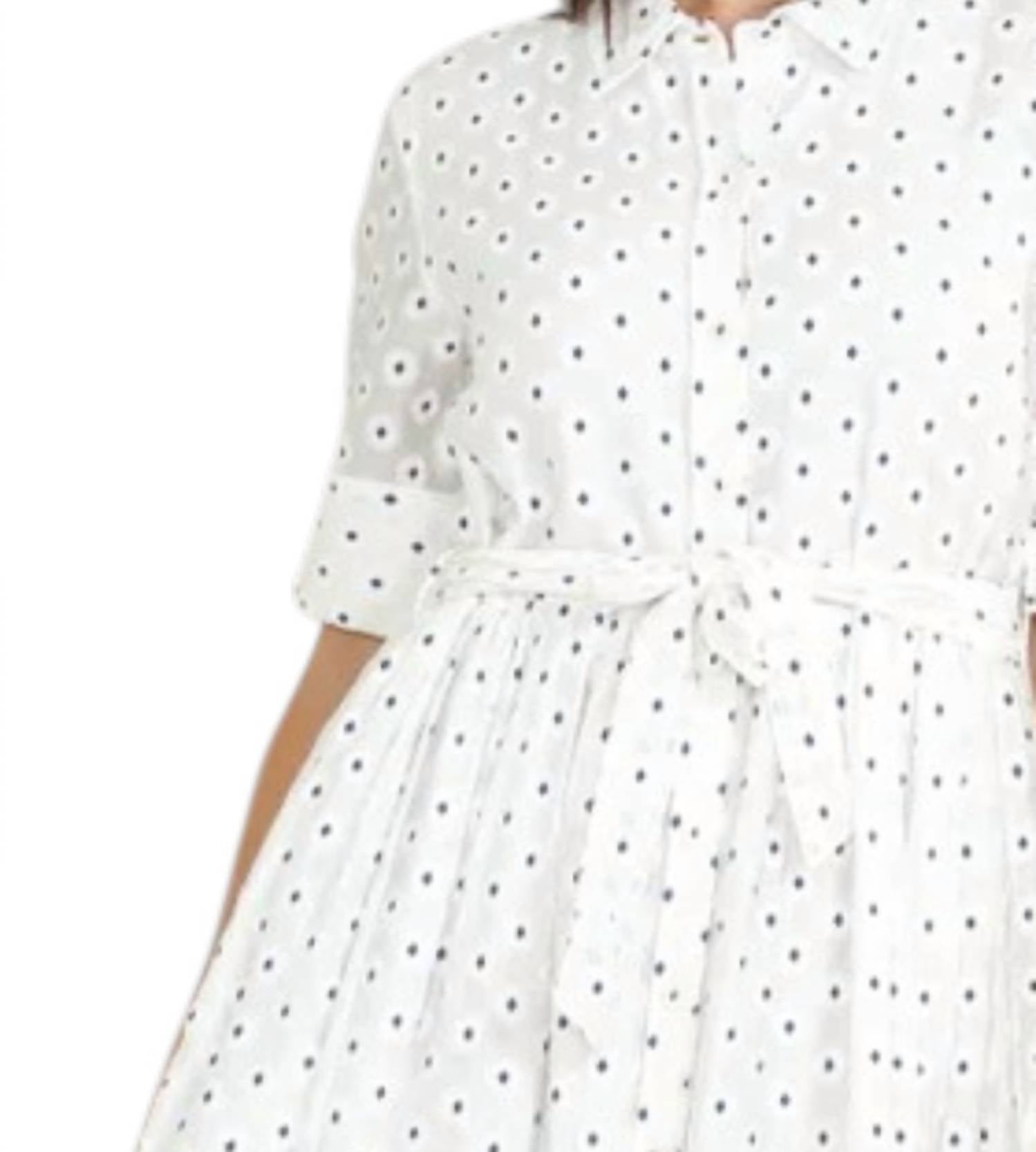 Zero Degrees Celsius - Shirt Dress With Waist Belt