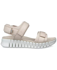 ECCO Women's Gruuv Sol Sandals in limestone - women's sandal