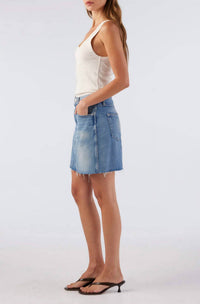 Amo - Alexis Skirt With Raw Cut Hem