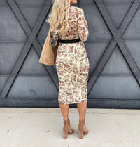 Sage The Label - Giddy Up Ruched Mesh Skirt