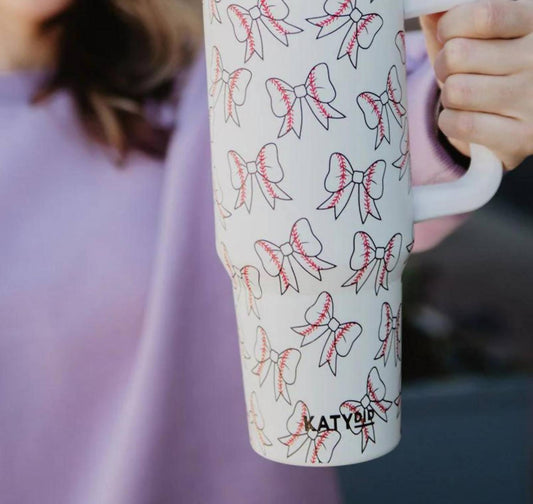 Katydid - Baseball Bow Tumbler Cup
