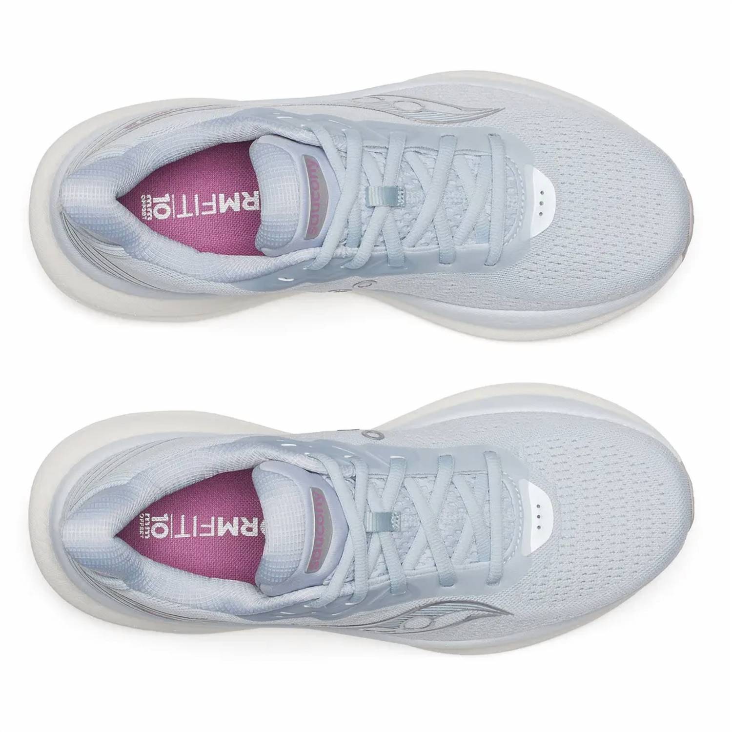 SAUCONY Women's Triumph 23 Running Shoe in 232 vapor arctic - women's shoe - alternate view