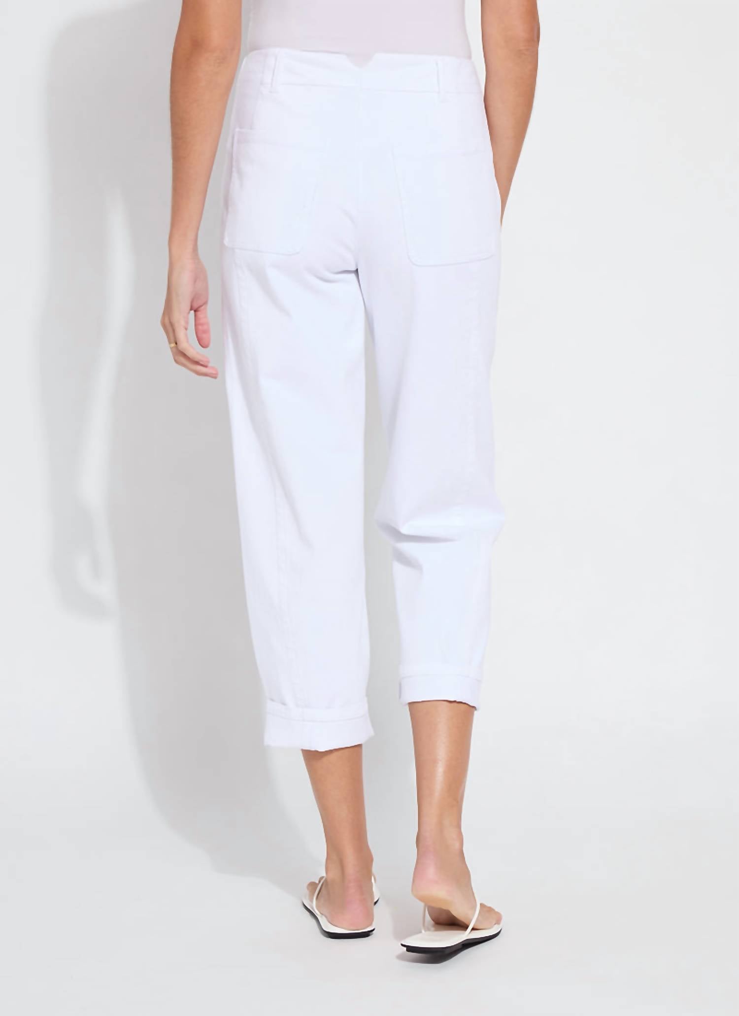 Lysse - Women's Winslet Cuffed Barrel Crop Denim