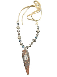 A Rare Bird - Women's Stone Arrowhead Necklace