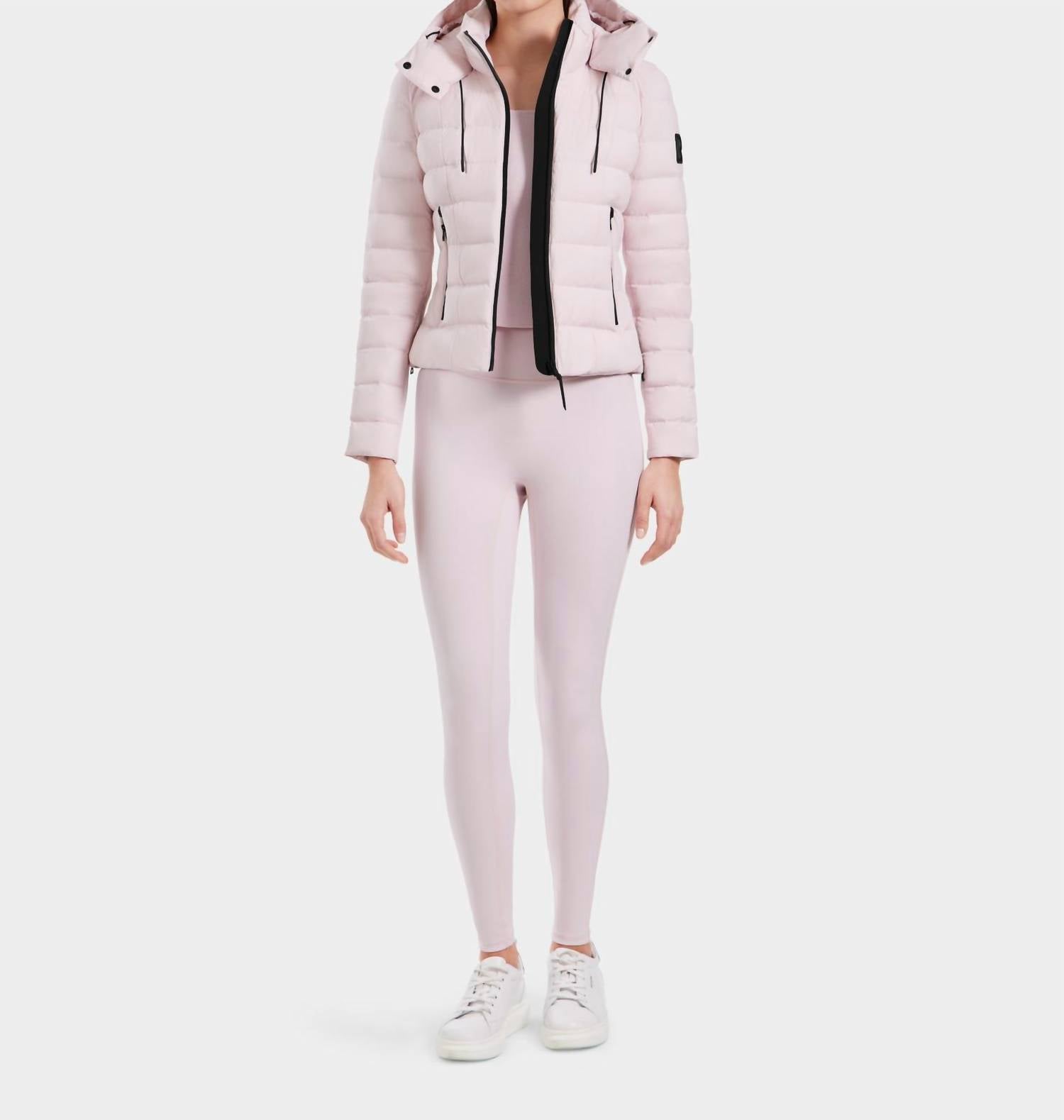 Rudsak Melissa Matte Lightweight Down Jacket in light pink - women's jacket - view 6