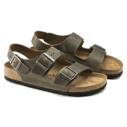 Birkenstock - Men's Milano Oiled Leather Sandal (Regular/Wide)