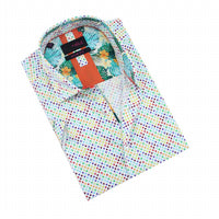 Eight X - Rainbow Dot Short Sleeve Shirt
