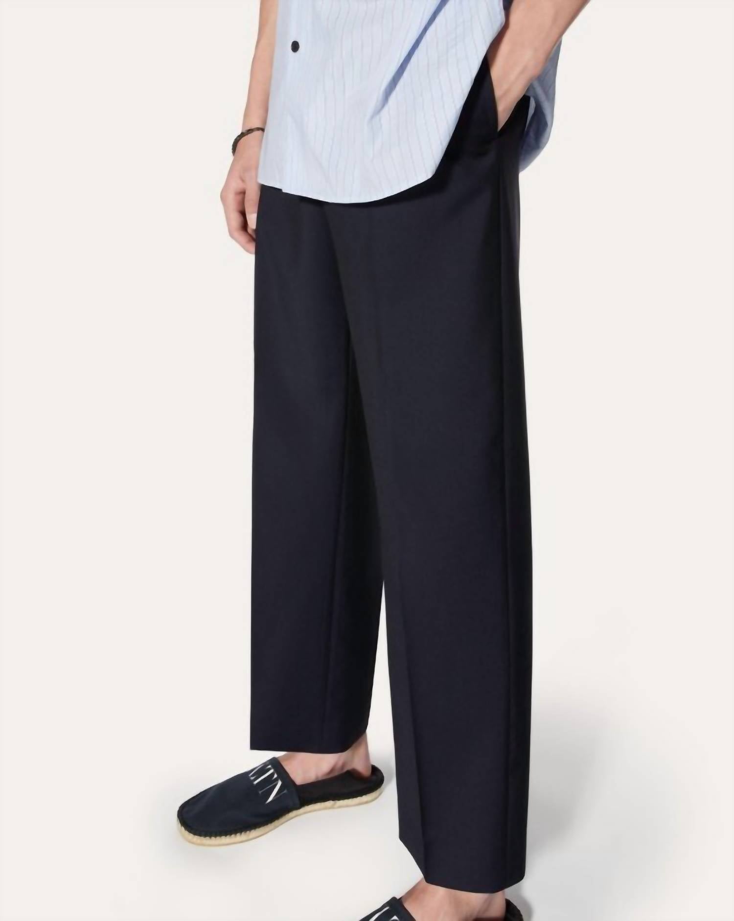 Valentino - Valentino Embroidered Straight-leg Trousers