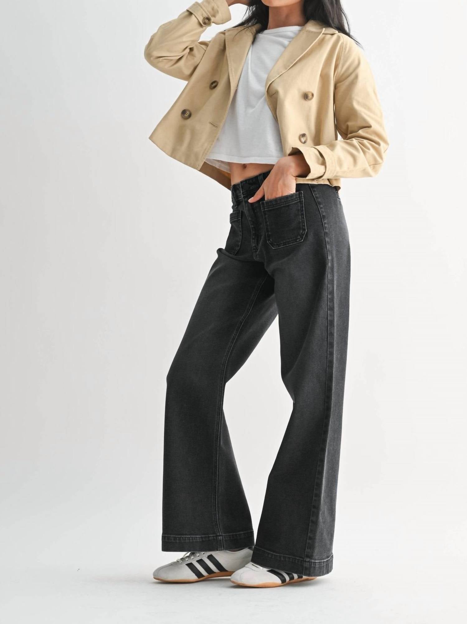 Jbd. - Micro Patch Pocket Wide Jeans