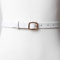 Leto - Women's Skinny Leather Belt
