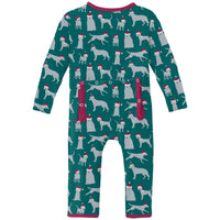 Kickee - Kids' Print Coverall with Snaps