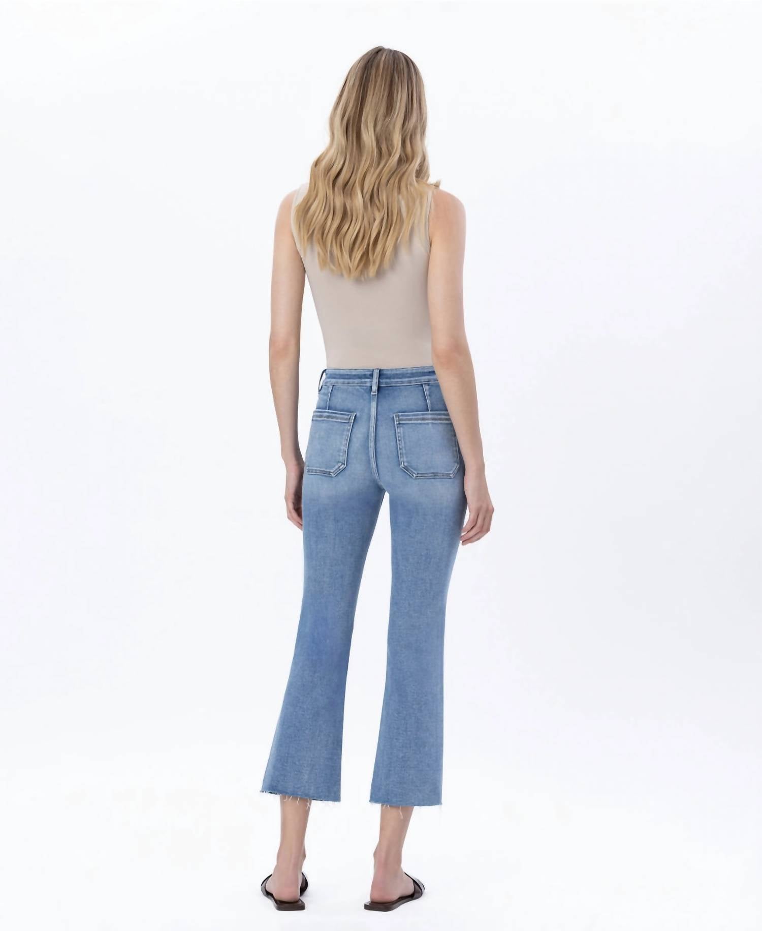 Flying Monkey - High Rise Kick Flare Jeans