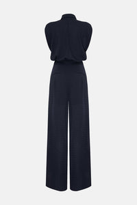 Talbot Runhof - WEAVE SLEEVELESS JUMPSUIT