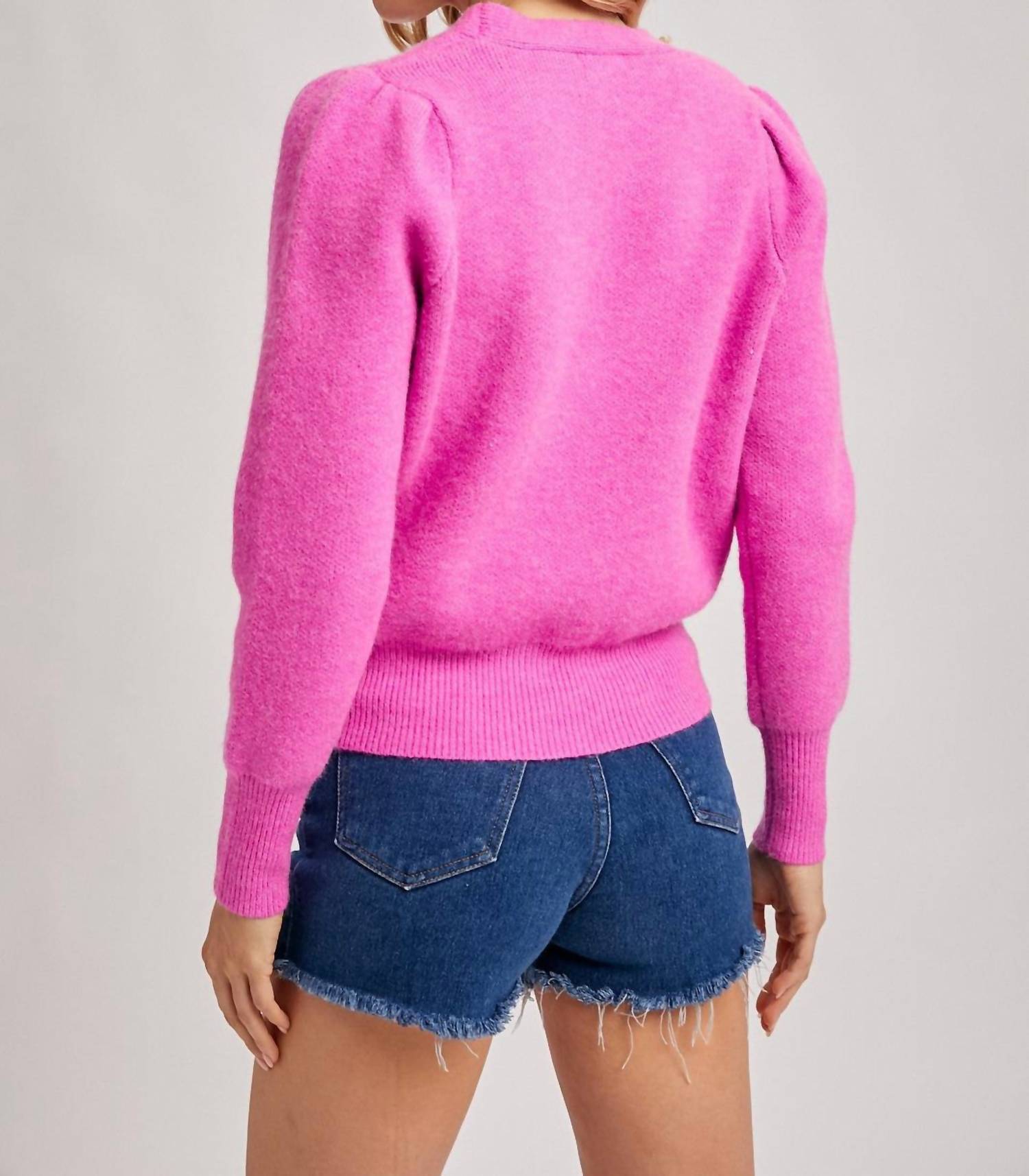 Bluivy - Julissa Button Down V Neck Cardigan