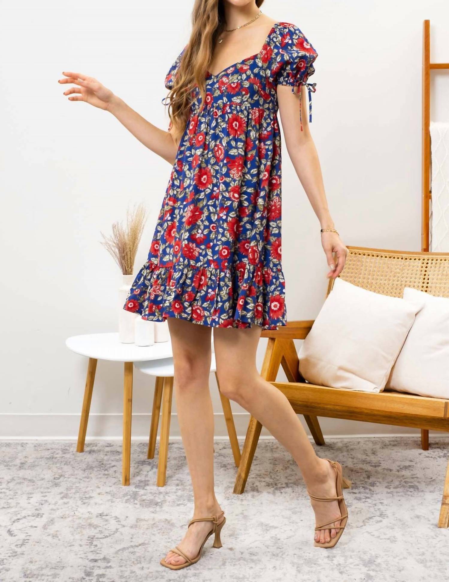 Blu Pepper - Floral Mini Dress