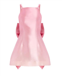 Mestiza New York Aniston Convertible Bow Mini Dress in pink ombre - women's dress - view 5