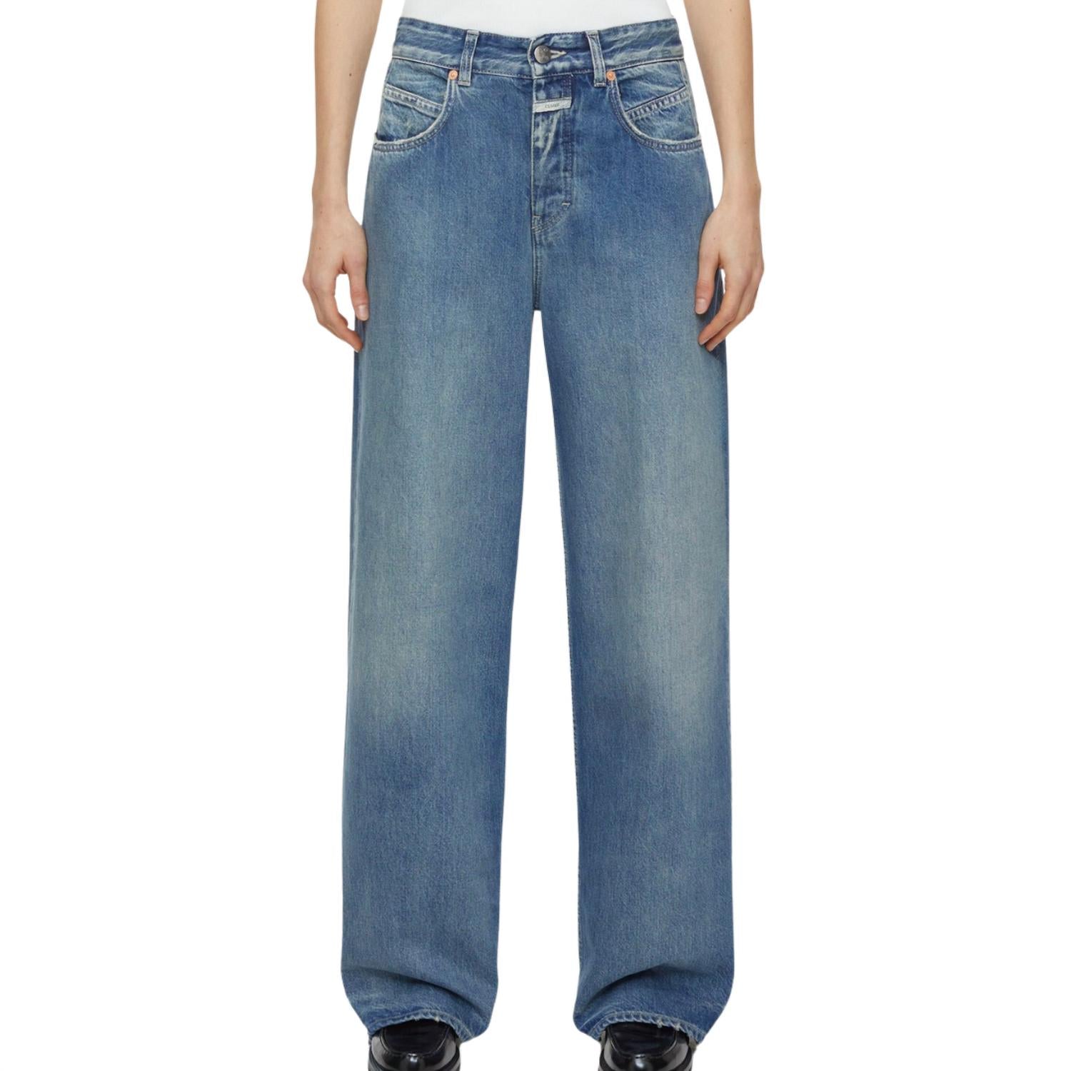 CLOSED Women's Nikka Straight Leg Jean in dark blue - women's jeans