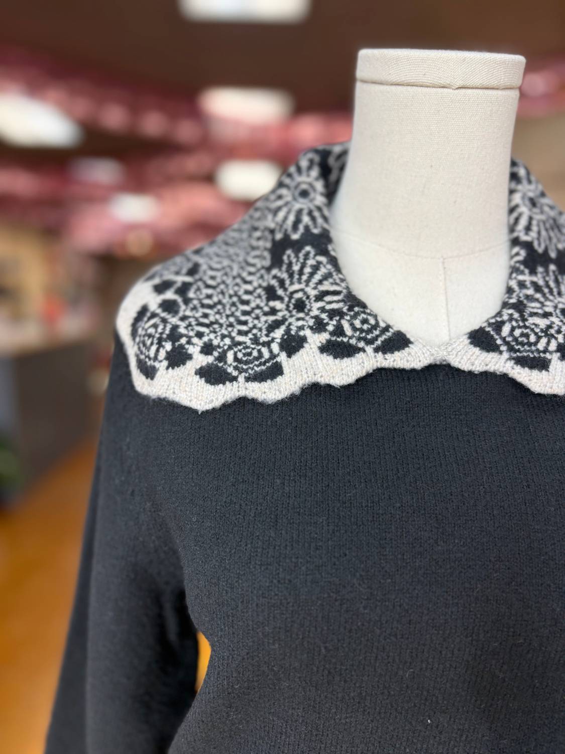 Thml - Women's Contrast Collar Sweater
