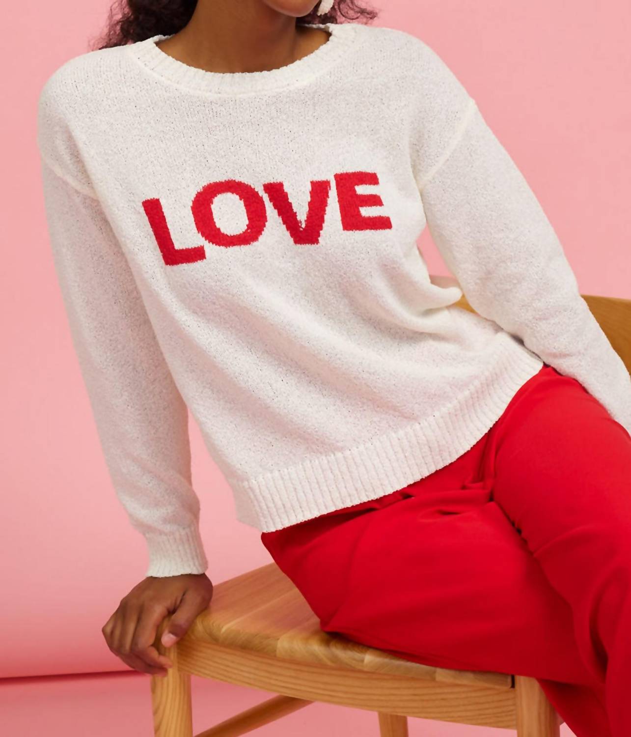 Skies Are Blue - Marlowe Love Long Sleeve Sweater