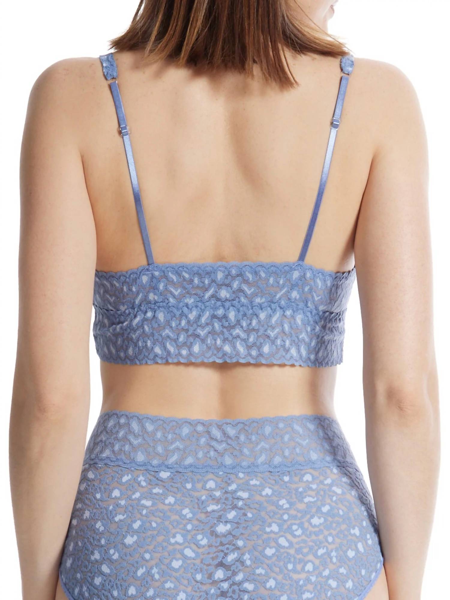 Hanky Panky - Cross Dyed Leopard V-neck Retro Bralette