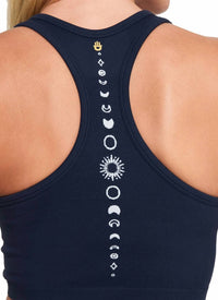 Spiritual Gangster - Golden Icon Jacquard Crop Tank