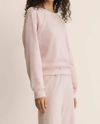 Z Supply Allie All Around Sweatshirt in blush - women's top - view 5
