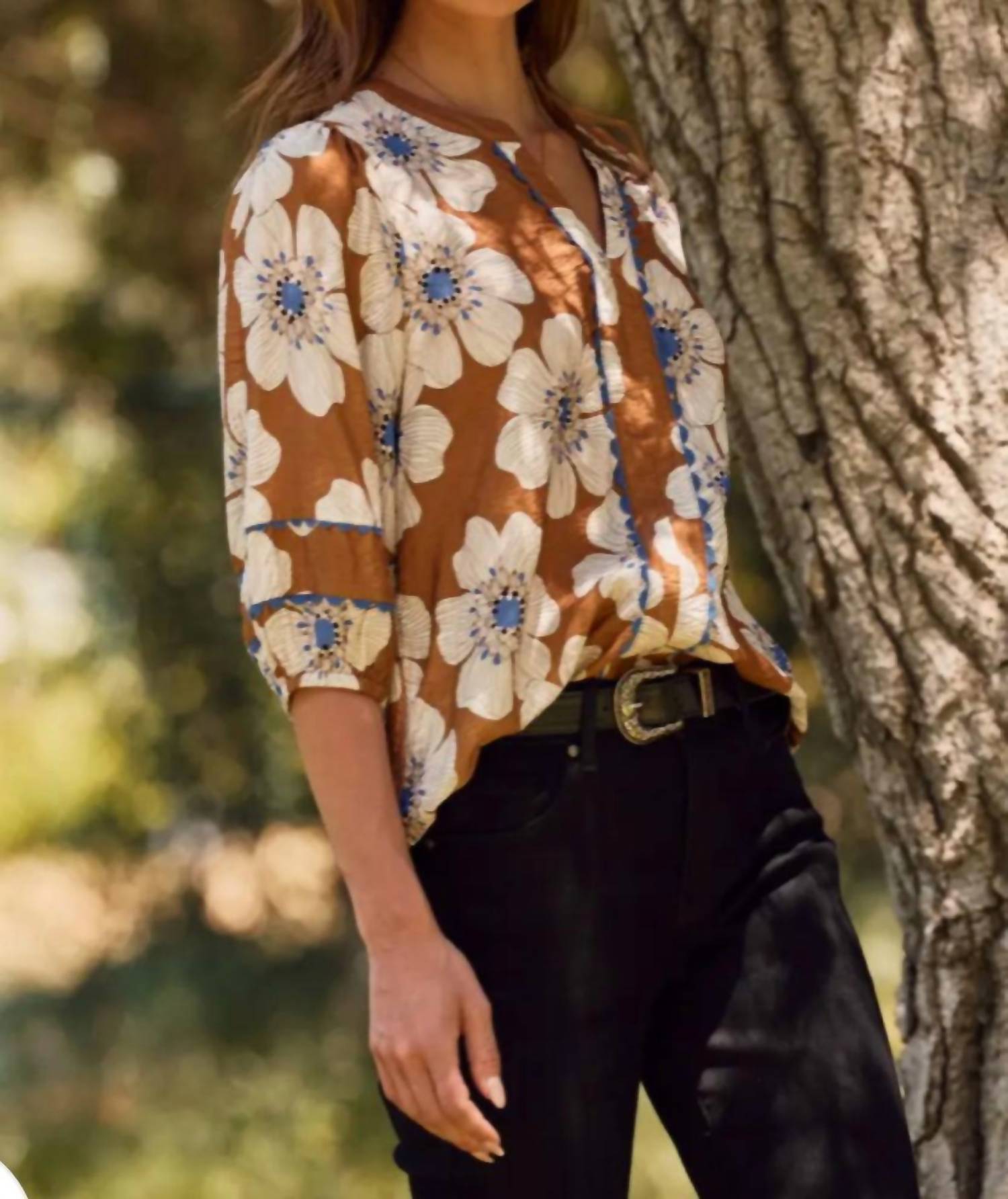Gigio - Elise Floral Print Blouse