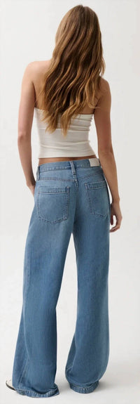 Pistola - Jadyn Low Slung Draw Cord Palazzo Jeans