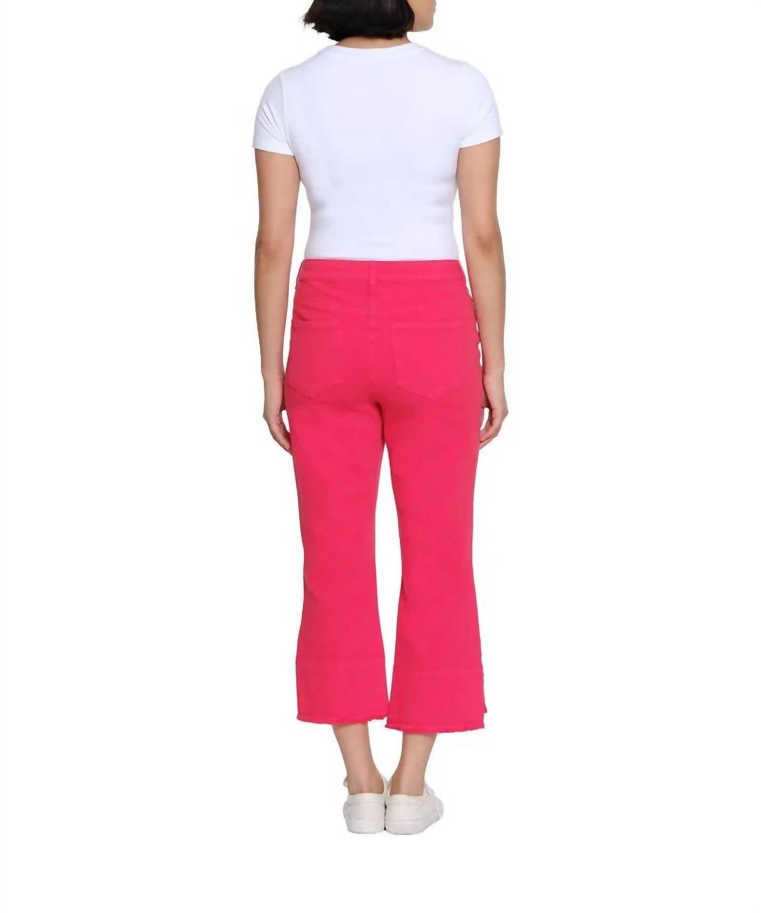 Multiples - Fringe Hem Crop Pants