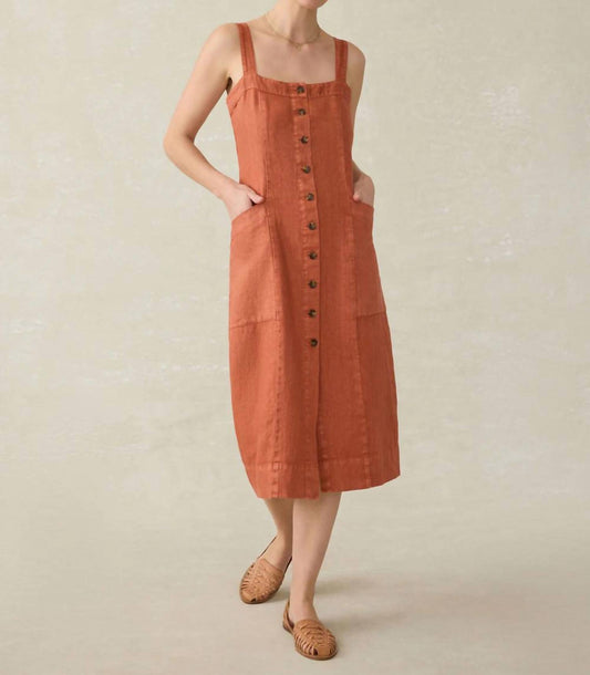 Faherty - Linen Aurora Dress
