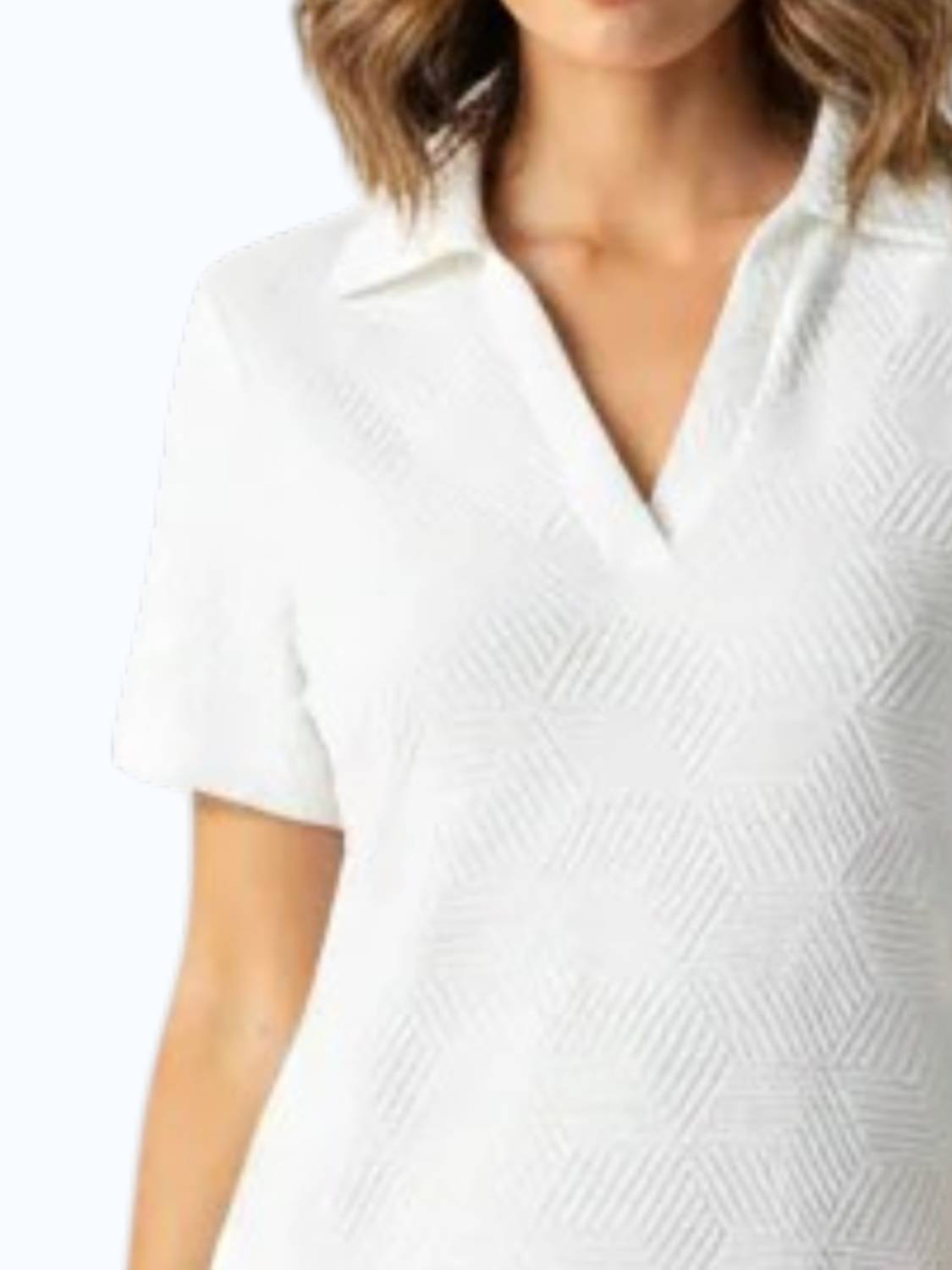Simply Southern Terry Dress in ivory - women's dress - detail view