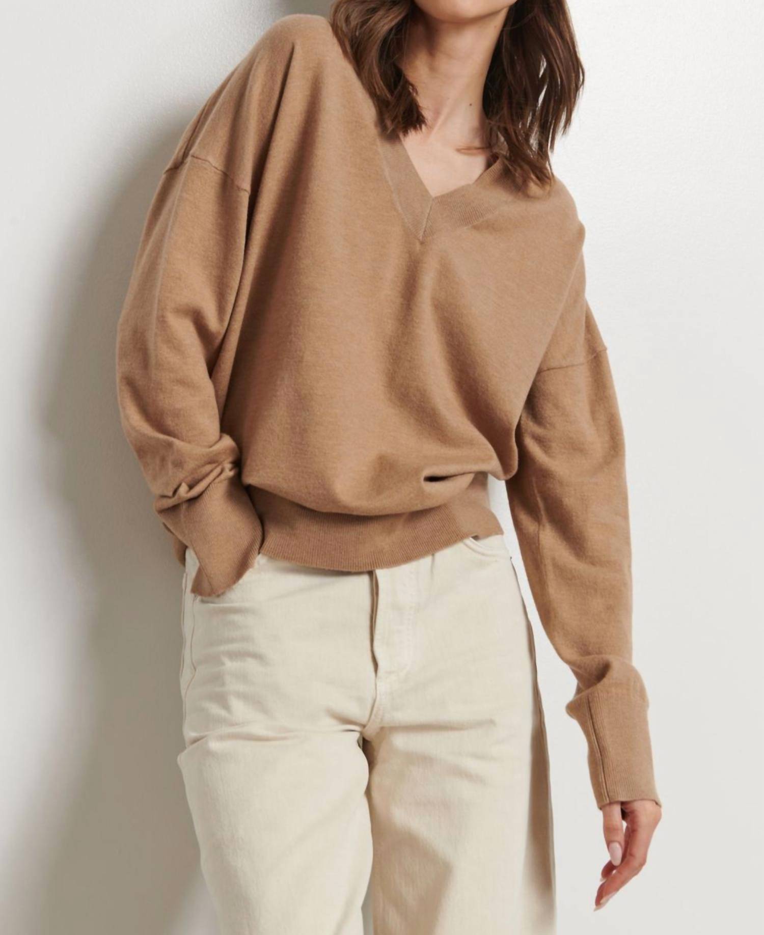 Line - Taylor Knit V-neck Top