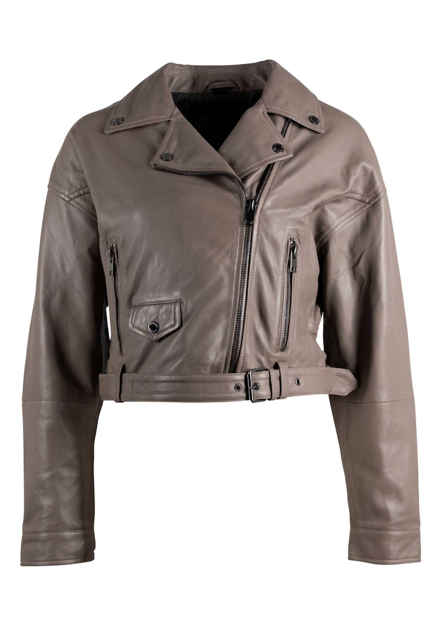 Mauritius - Vercy Oversized Leather Jacket
